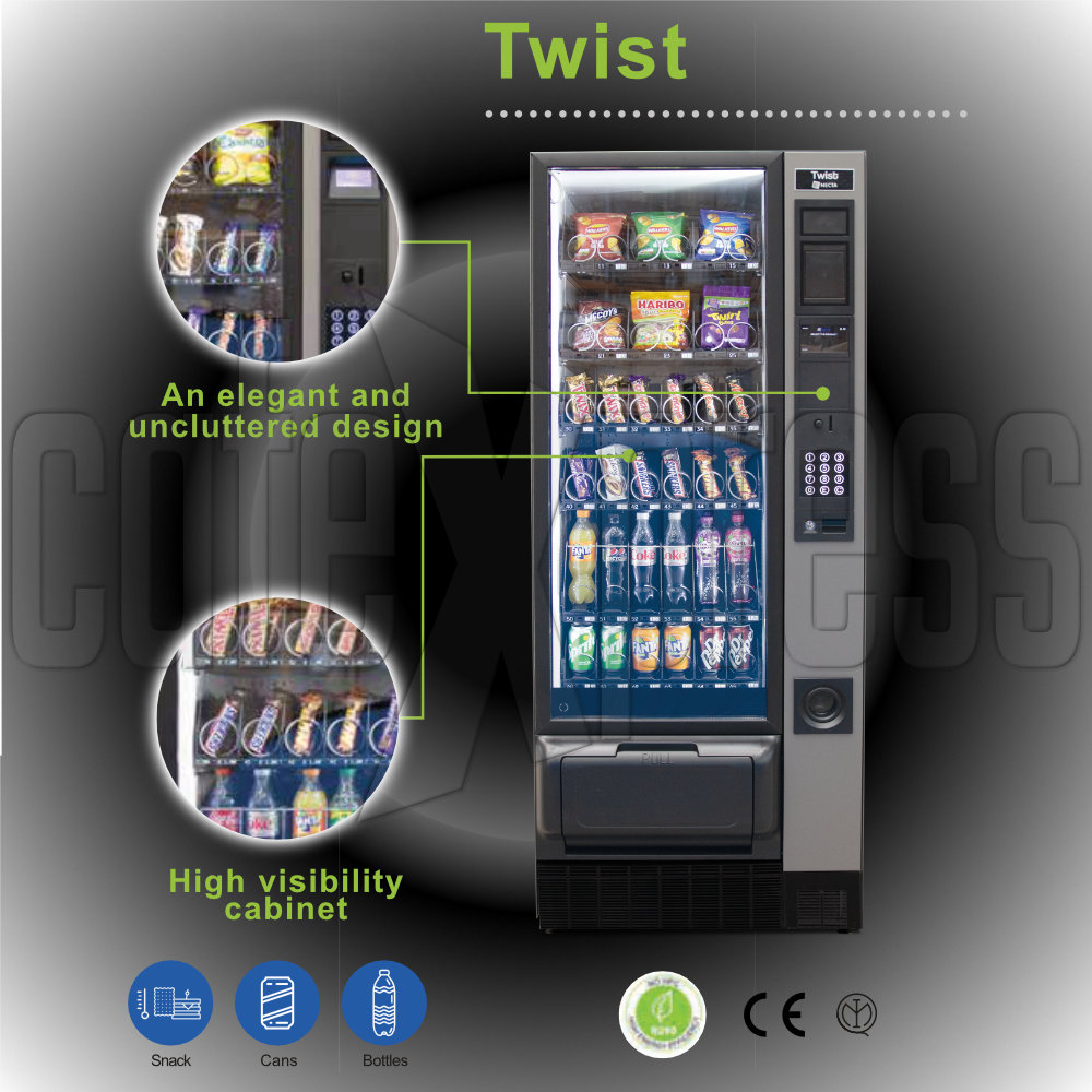 Necta TWIST Snack & Cold Drink Vending Machine